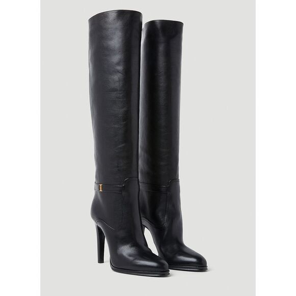 SAINT LAURENT Diane Leather Boots - Picture 2 of 7